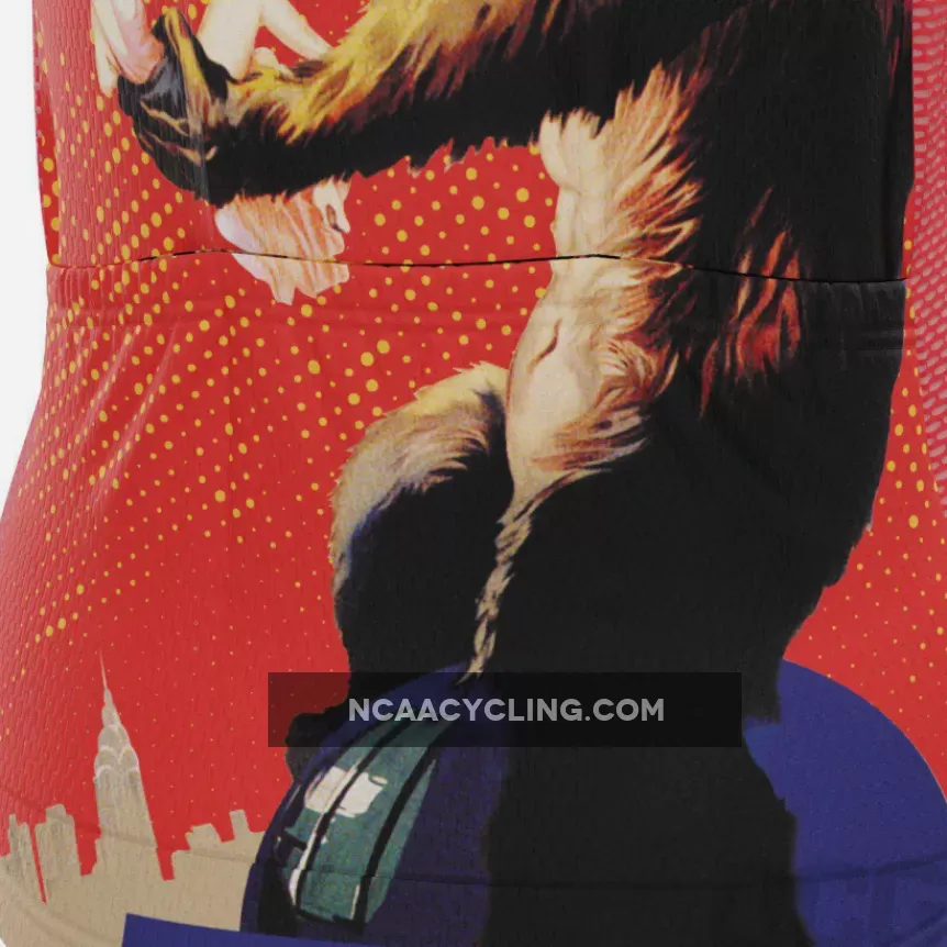 Women's King Kong Ape For Beer Short Sleeve Cycling Jersey / Womenking