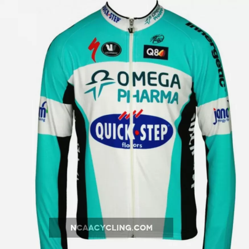 OMEGA PHARMA-QUICKSTEP 2012 Vermarc professional cycling team - Cycling Jersey Long Sleeve