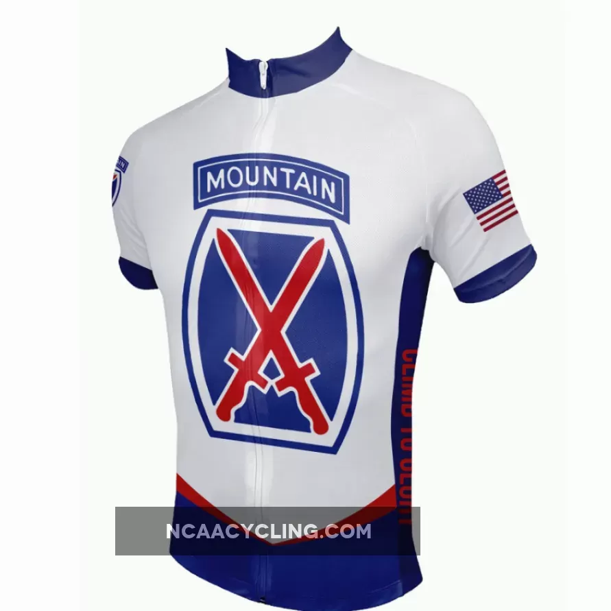 US Army Unit 10th Mountain Division Cycling Jerseys