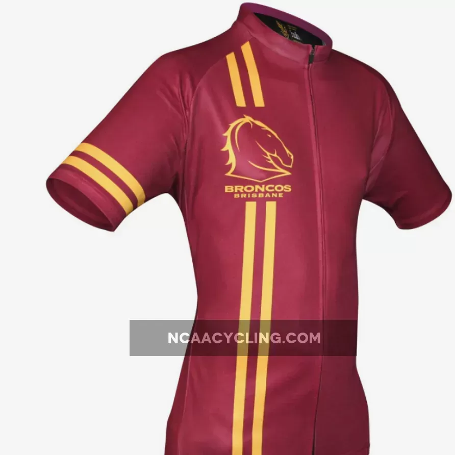 NRL Broncos Short Sleeve Cycling Jerseys Z-1905843 Restock