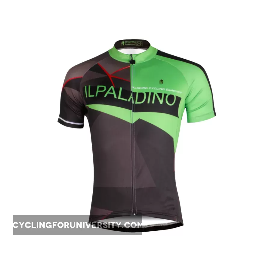 ILPALADINO Men's Summer Cycling Apparel Breathable Bike Shirt Quick Dry Exercise Bicycling Pro Cycle Clothing Racing Apparel Outdoor Sports Leisure Biking Shirts Team Wear NO.689