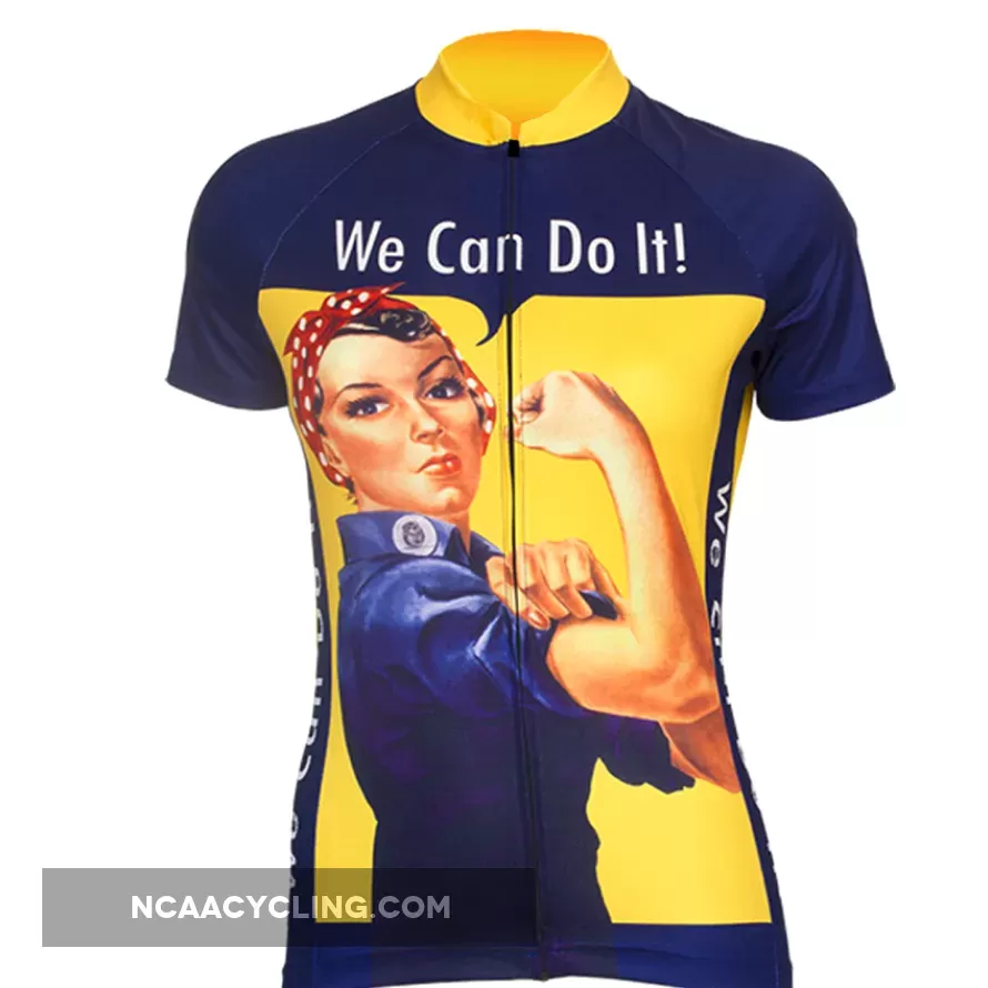 Rosie The Riveter Women's Cycling Jerseys Yellow To Buy
