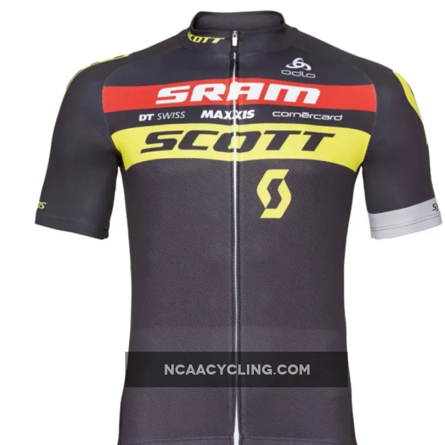 2017 Scott Sram short sleeve cycling jersey bike clothing cycle apparel shirt