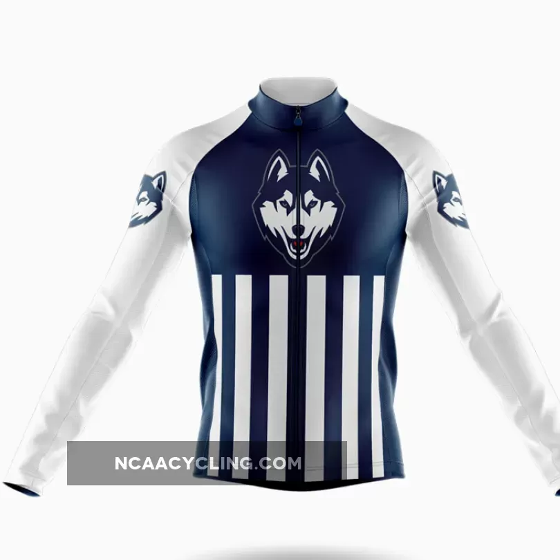 University of Connecticut USA Long Sleeve Cycling Jersey Only