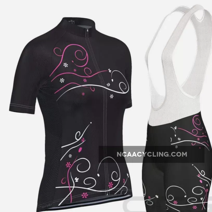 Women's Floral Swirl Short Sleeve Cycling Kit Restock