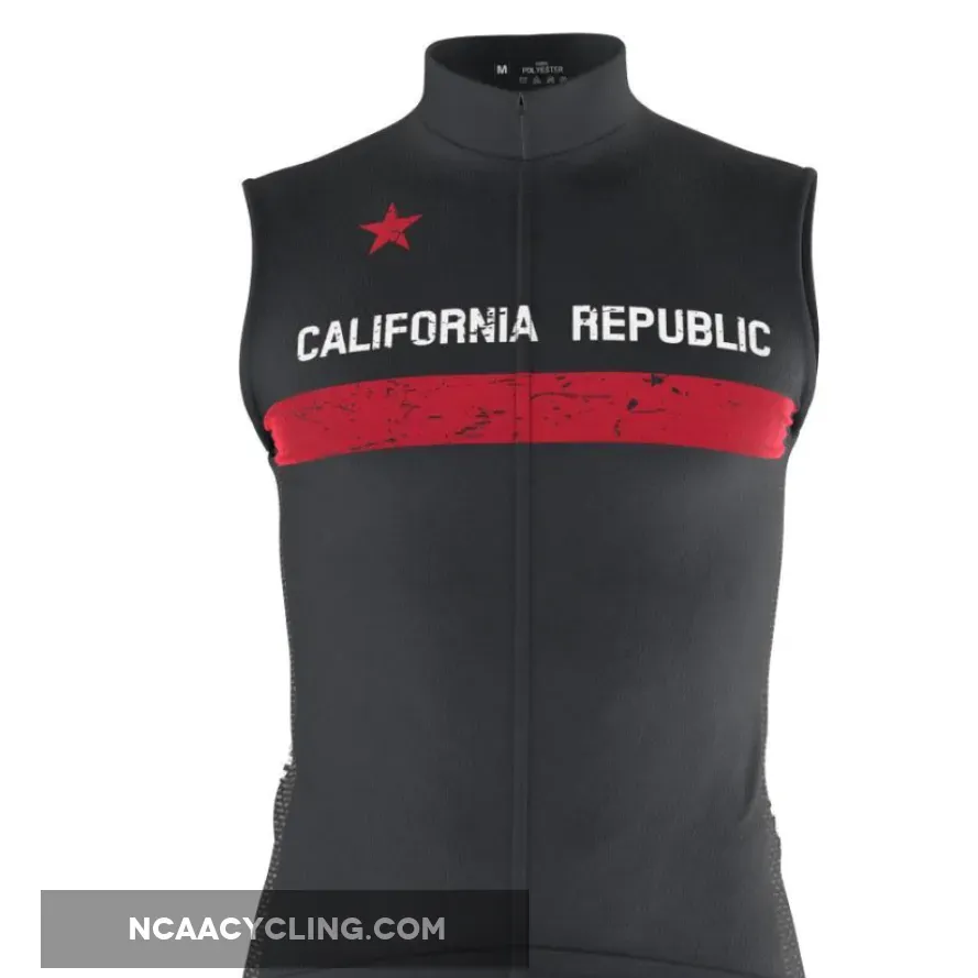 Men's California Republic Sleeveless Cycling Jersey Restock