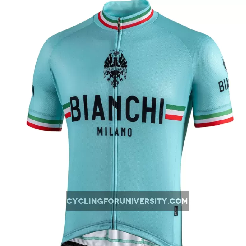 Bianchi Milano Isalle Celeste Green Jersey,
