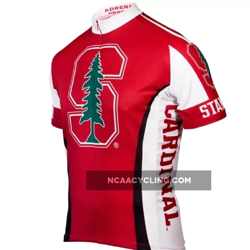 Adrenaline Promo Stanford University Cardinals College 3/4 zip Men's Cycling Jersey Stanford Cycling Jersey