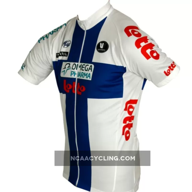 OMEGA PHARMA-LOTTO finnischer Meister 20102011 Vermarc Radsport-Profi-Team - Short Sleeve Jersey