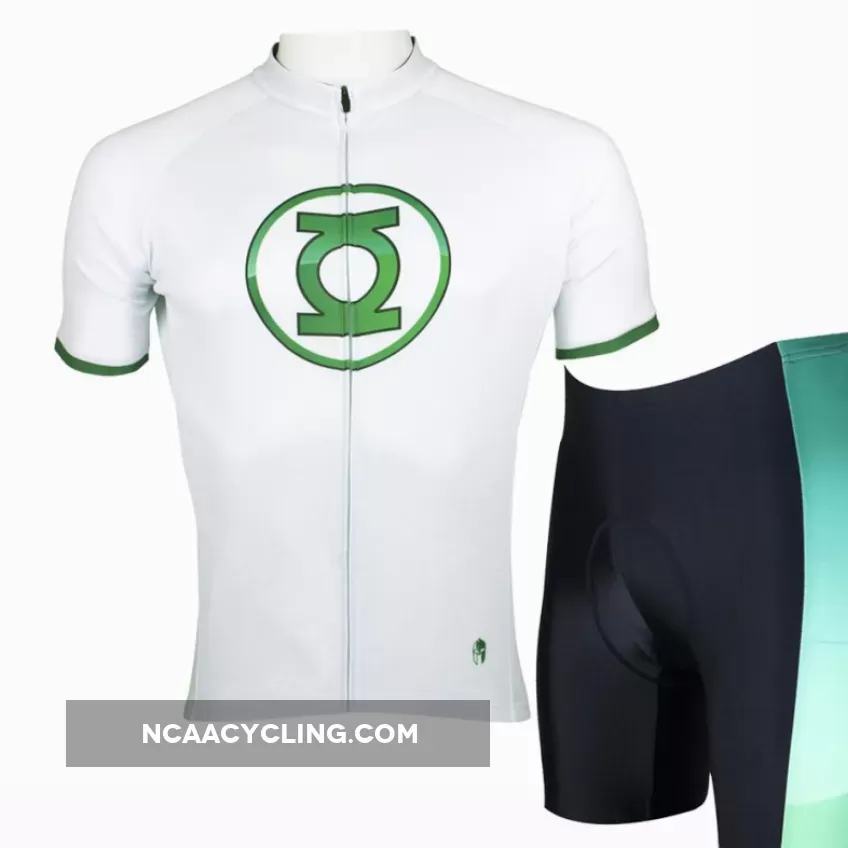 Detective Comics Super Hero Green Lantern Men's Short/Long-sleeve Cycling Jersey Jacket Bicycling Suit T-shirt Summer Spring Autumn Clothes Sportswear Cycle Racing NO.037
