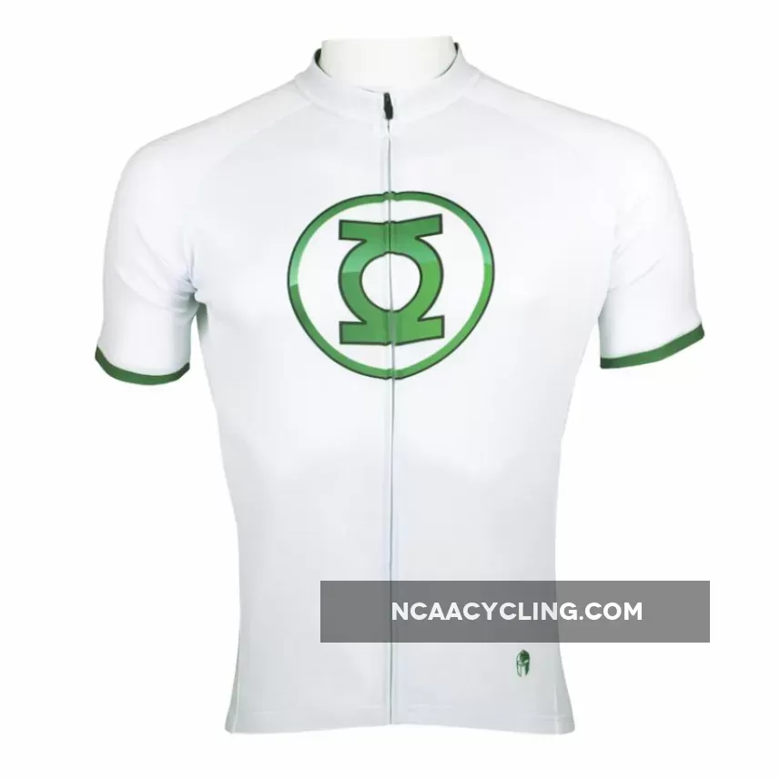 Detective Comics Super Hero Green Lantern Men's Short/Long-sleeve Cycling Jersey Jacket Bicycling Suit T-shirt Summer Spring Autumn Clothes Sportswear Cycle Racing NO.037