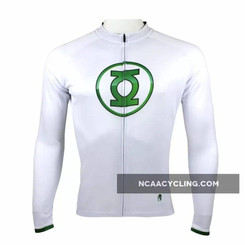 Detective Comics Super Hero Green Lantern Men's Short/Long-sleeve Cycling Jersey Jacket Bicycling Suit T-shirt Summer Spring Autumn Clothes Sportswear Cycle Racing NO.037