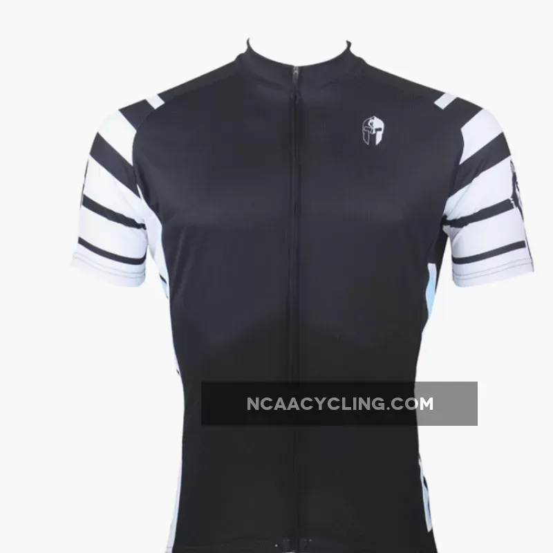 Wolf Soldier Man's Short-sleeve Cycling Jersey T-shirt Summer Black NO.007
