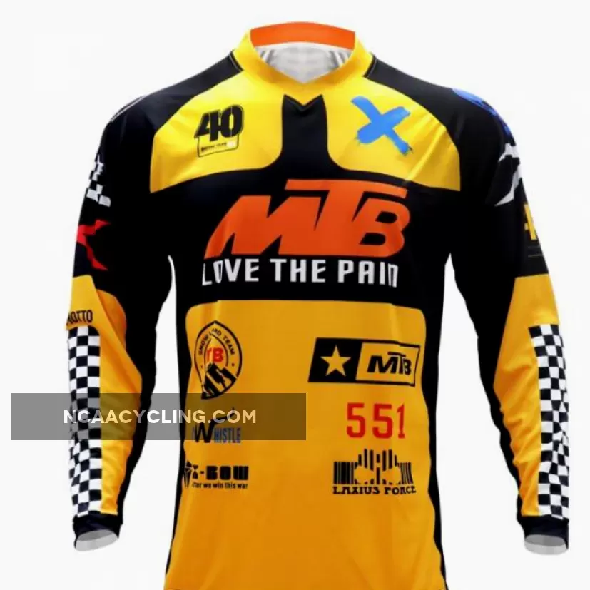 MTB Jerseys Full Sleeves MTB Jersey Quickdry Motocross Wear BMX Cycling Mountain Bike Clothing Downhill Outdoor Sport T Shirt
