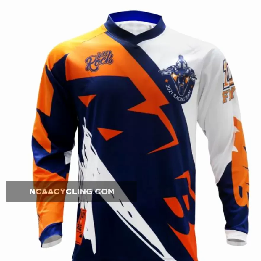 MTB Jerseys Full Sleeves MTB Jersey Quickdry Motocross Wear BMX Cycling Mountain Bike Clothing Downhill Outdoor Sport T Shirt