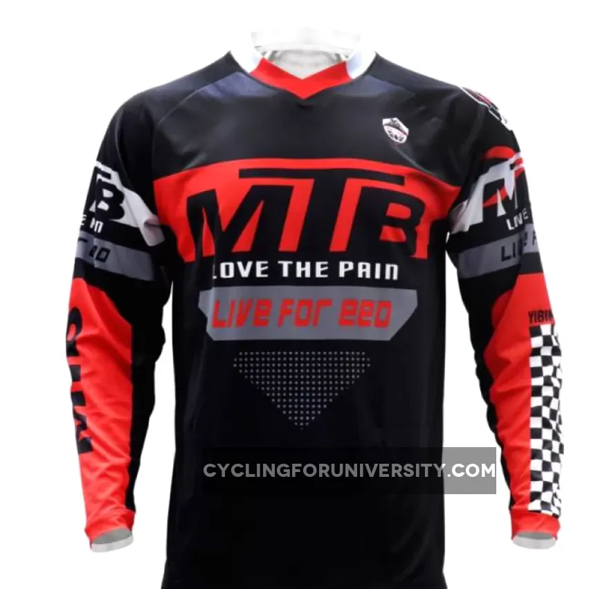 MTB Jerseys Full Sleeves MTB Jersey Quickdry Motocross Wear BMX Cycling Mountain Bike Clothing Downhill Outdoor Sport T Shirt