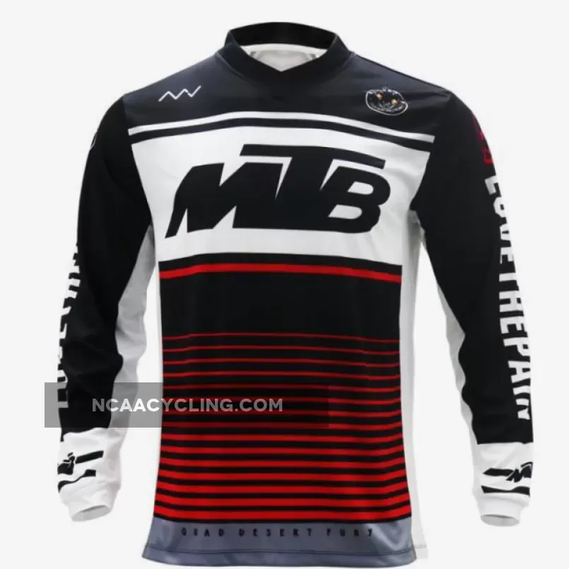 MTB Jerseys Full Sleeves MTB Jersey Quickdry Motocross Wear BMX Cycling Mountain Bike Clothing Downhill Outdoor Sport T Shirt