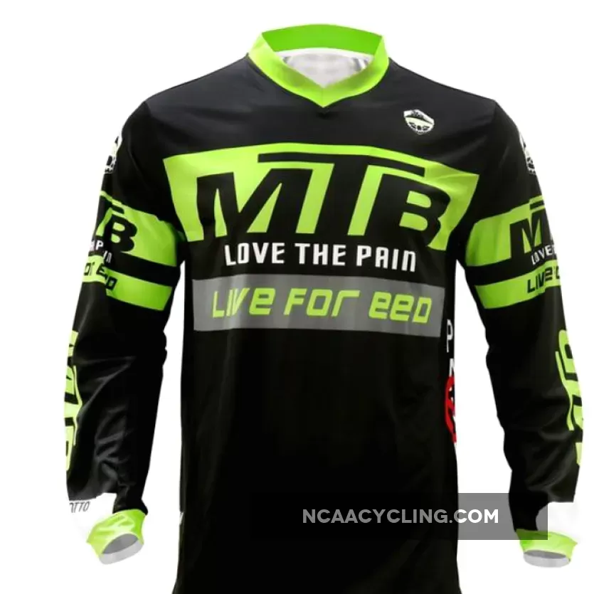 MTB Jerseys Full Sleeves MTB Jersey Quickdry Motocross Wear BMX Cycling Mountain Bike Clothing Downhill Outdoor Sport T Shirt
