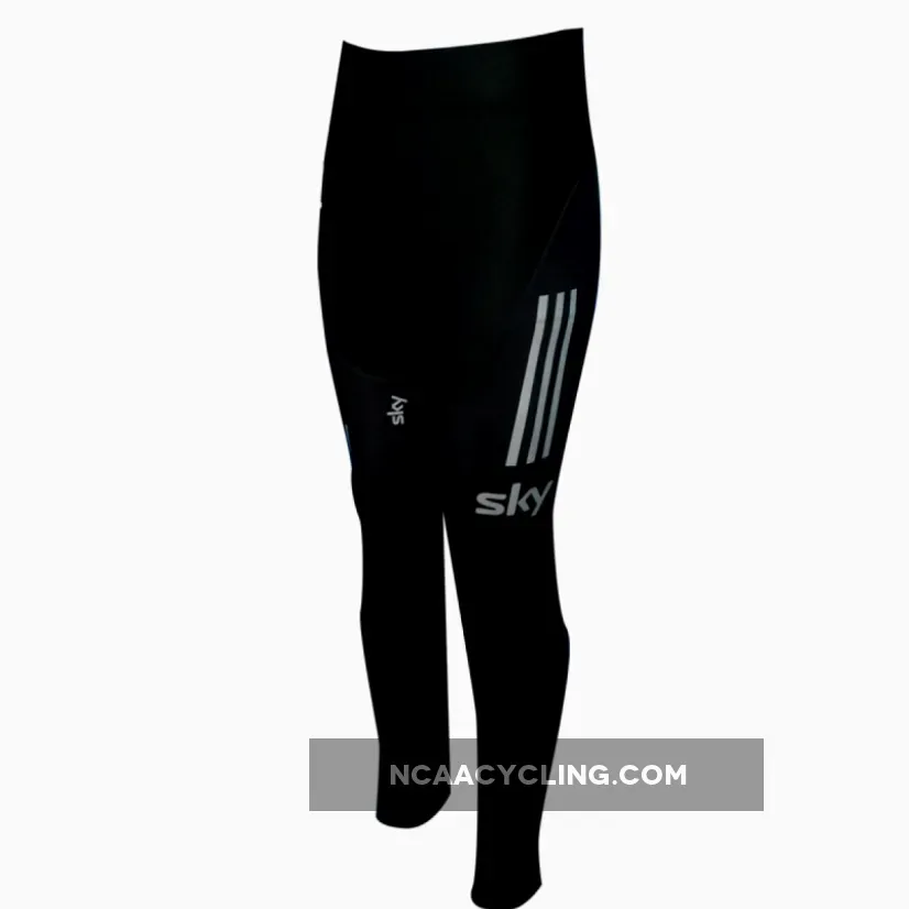 Team Sky Tour De France TDF 2012 Black Winter Pants Online