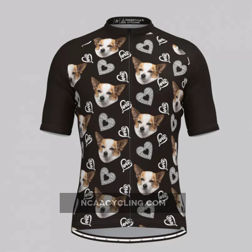 Custom Pup Face V4 Men's Jersey-Black Online