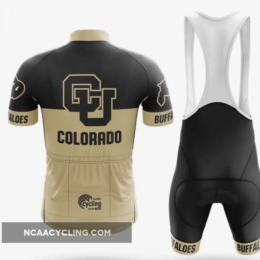 University of Colorado Boulder V2 - Men's Cycling / Jersey Only / Boulder Bibs
