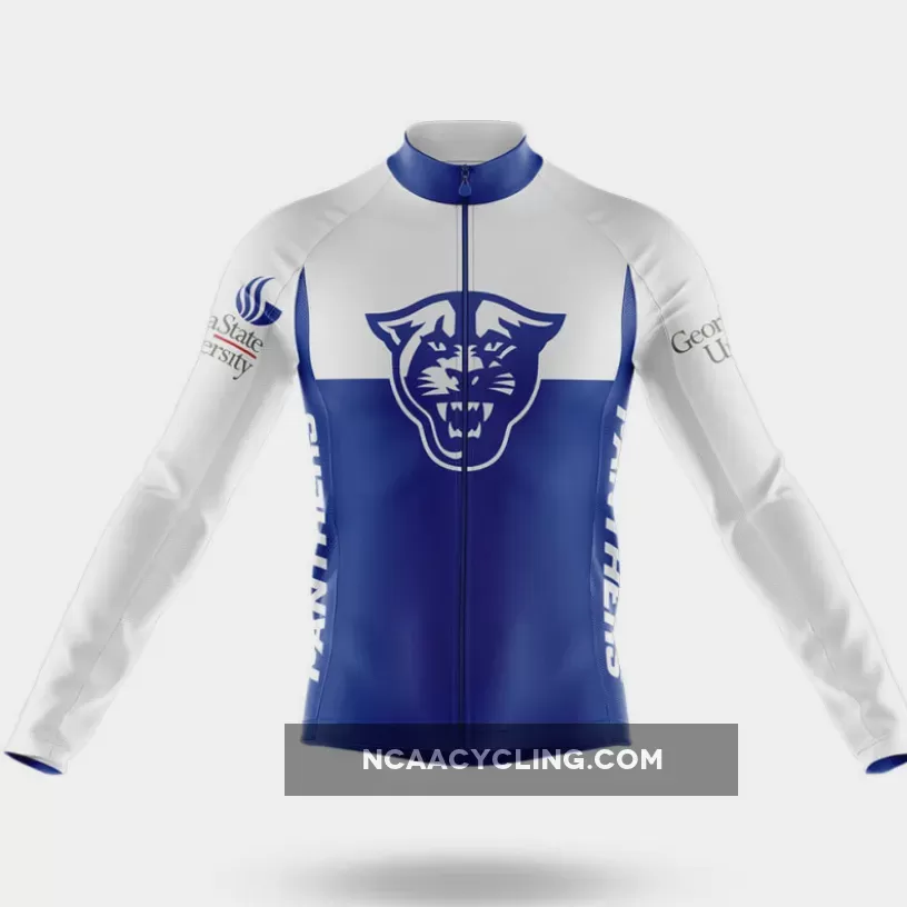 Georgia State University V2 Long Sleeve Cycling Jersey Only