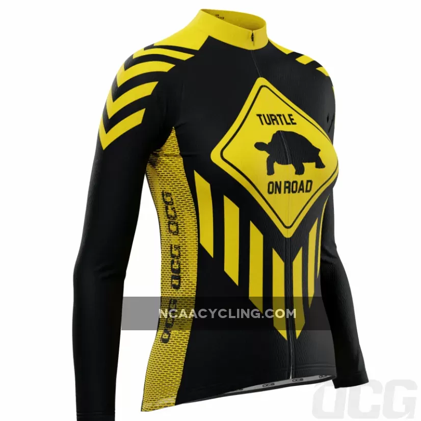 Women's Turtle On Road Long Sleeve Cycling Jersey Online