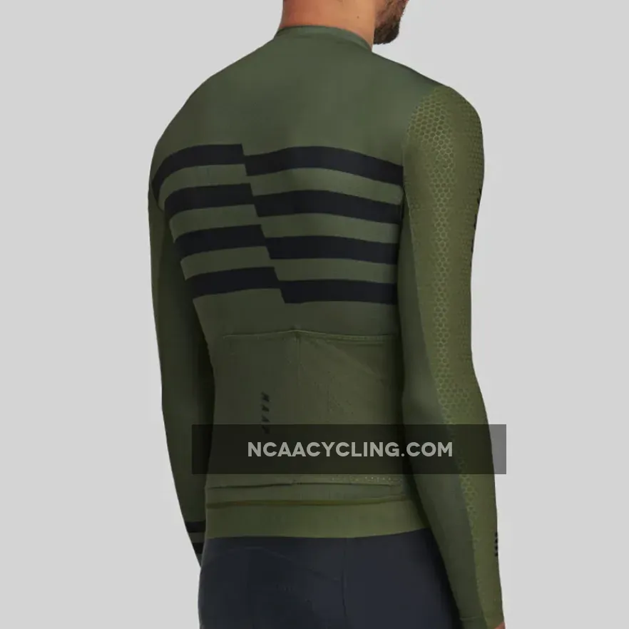 Maap Emblem Pro Hex long sleeve jersey - Green, Maap Long Sleeve Jersey