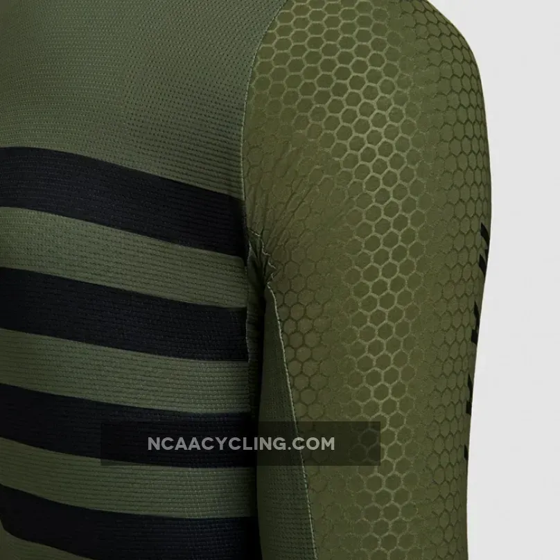 Maap Emblem Pro Hex long sleeve jersey - Green, Maap Long Sleeve Jersey