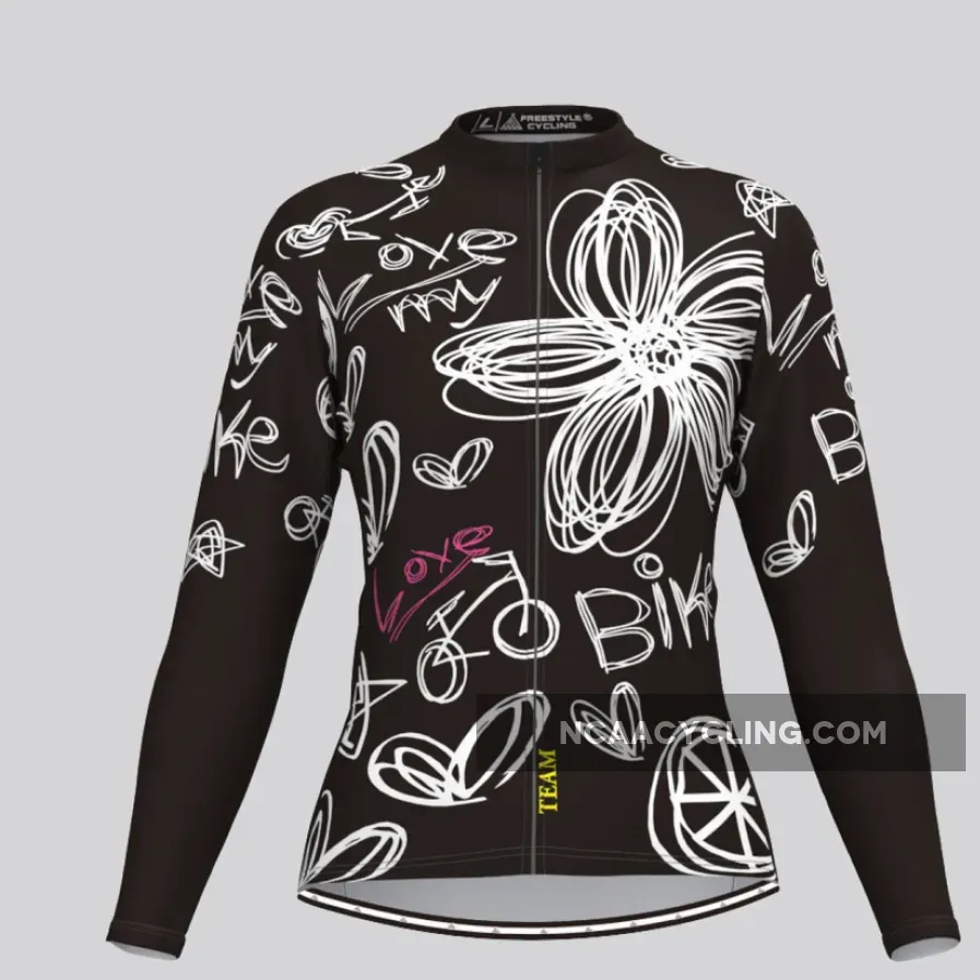 Arts Love My Bike Women's LS Cycling Jersey New Releases