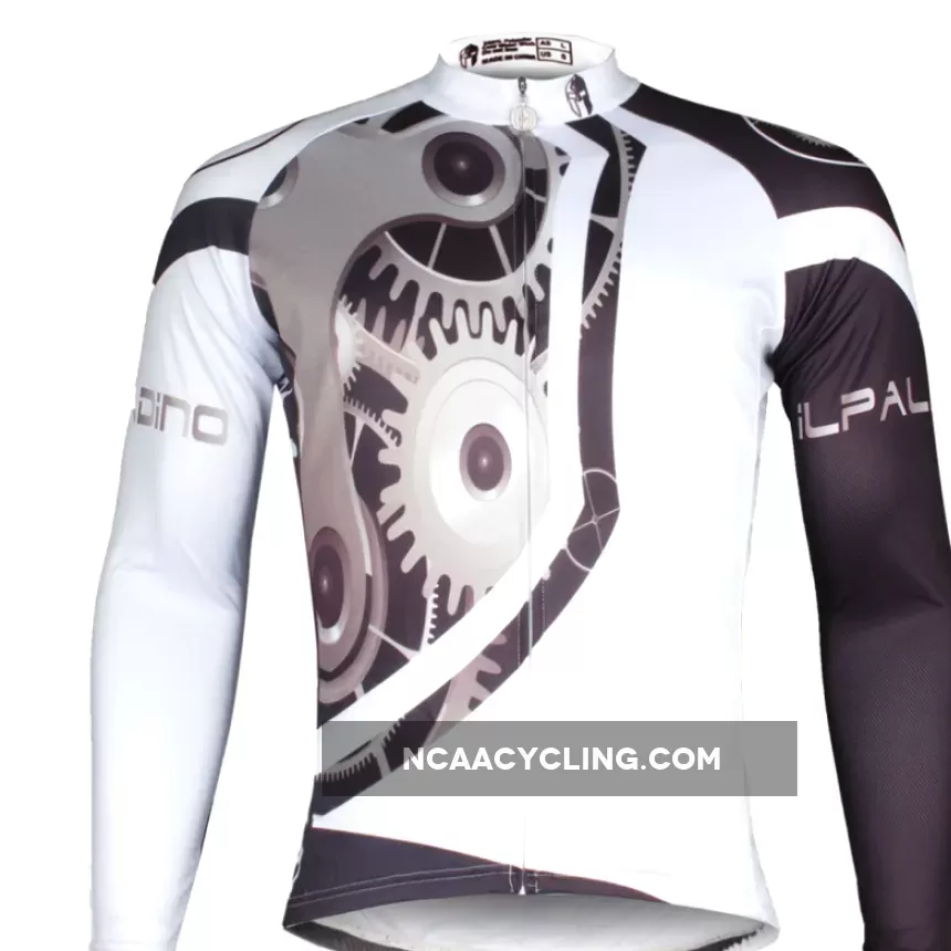 ILPALADINO Men's Long Sleeves Cycling Jacket Spring Autumn Exercise Bicycling Pro Cycle Clothing Racing Apparel Outdoor Sports Leisure Biking Shirts 617