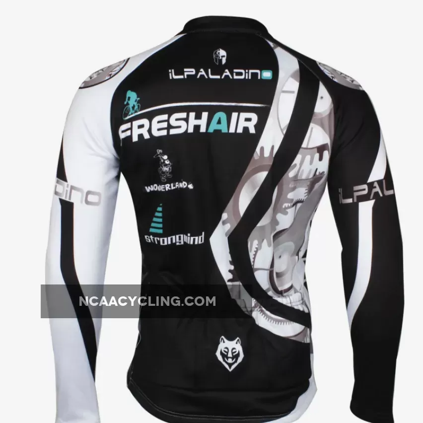 ILPALADINO Men's Long Sleeves Cycling Jacket Spring Autumn Exercise Bicycling Pro Cycle Clothing Racing Apparel Outdoor Sports Leisure Biking Shirts 617
