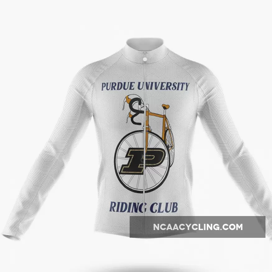 Classic Purdue University Long Sleeve Cycling Jersey Only