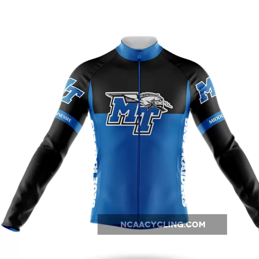 Middle Tennessee State University V2 Long Sleeve Cycling Jersey Only