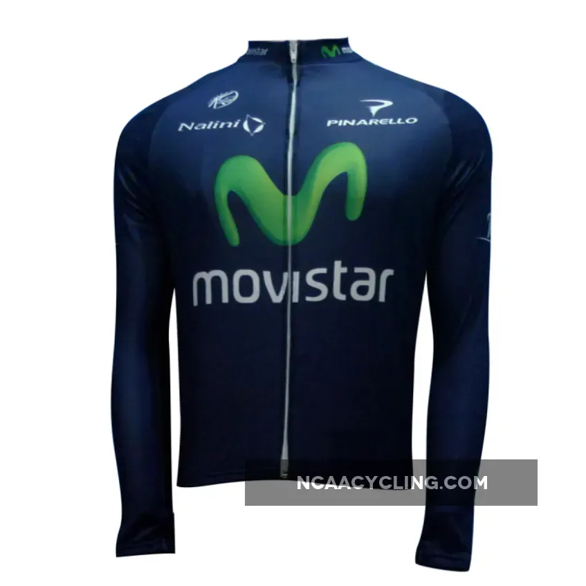 2013 Movistar Cycling Long Sleeve Jersey Brand New