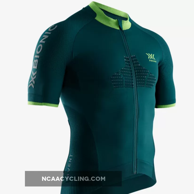 X-Bionic Invent 4.0 Bike Zip Jersey - Green Online