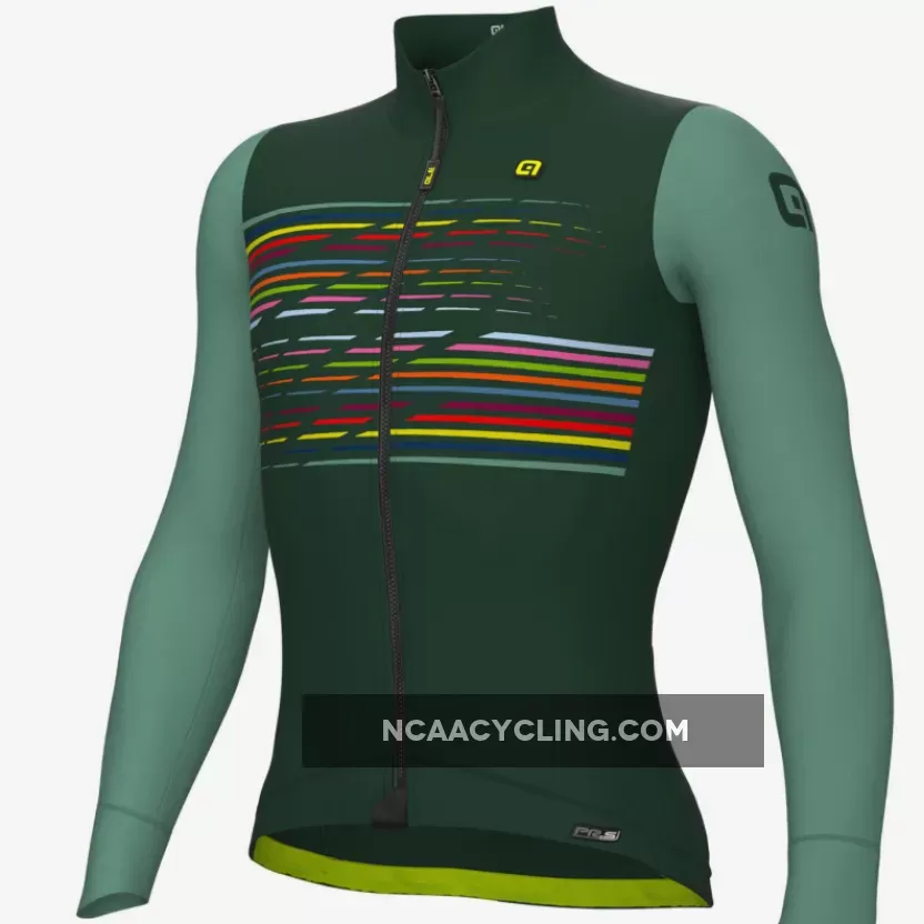 Ale PR-S Logo Long Sleeve Jersey - Green Outlet