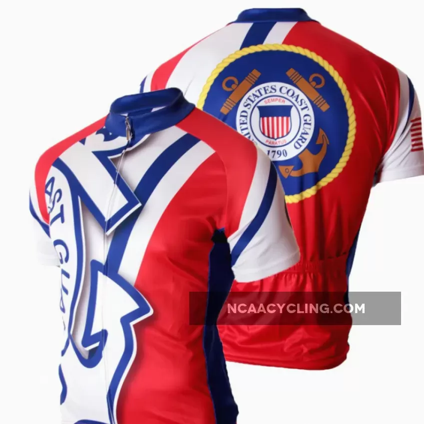 US United States Coast Guard Short Sleeve Cycling Jerseys