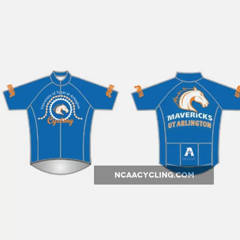 UTA University of Texas UT Arlington MAVERICKS Cycling Jersey