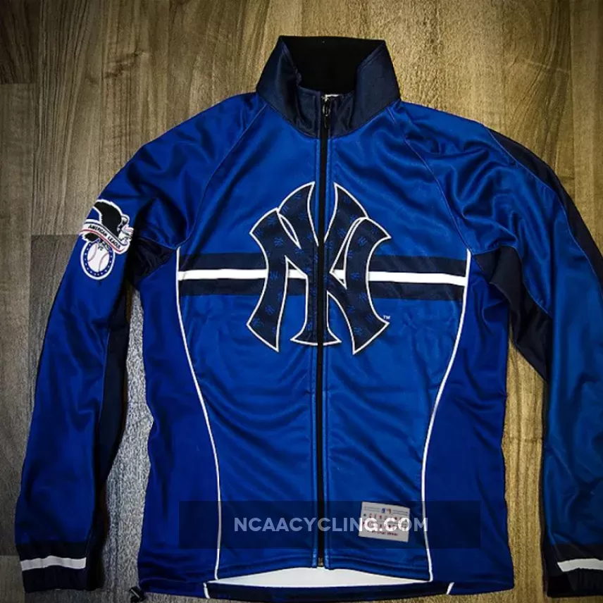 MLB New York Yankees Long Sleeve Cycling Jerseys Outlet