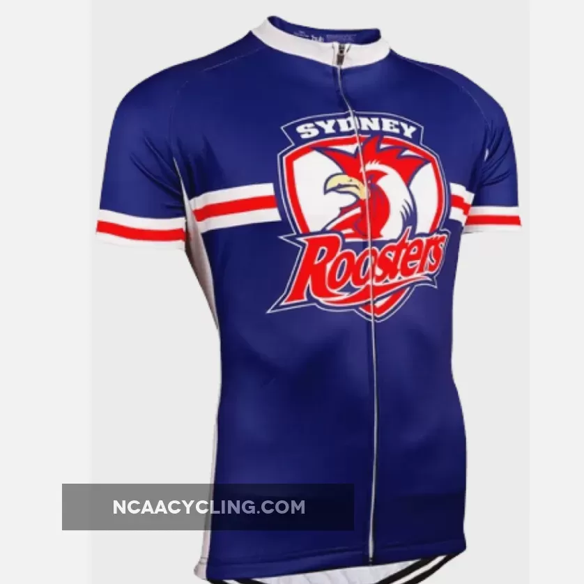 NRL Sydney Roosters Short Sleeve Cycling Jerseys Z-2276623