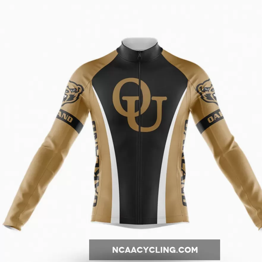 Oakland University Long Sleeve Cycling Jersey Only
