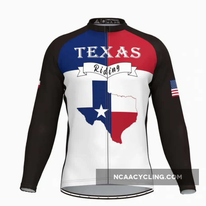 The Texas State Men's LS Cycling Jersey New Releases