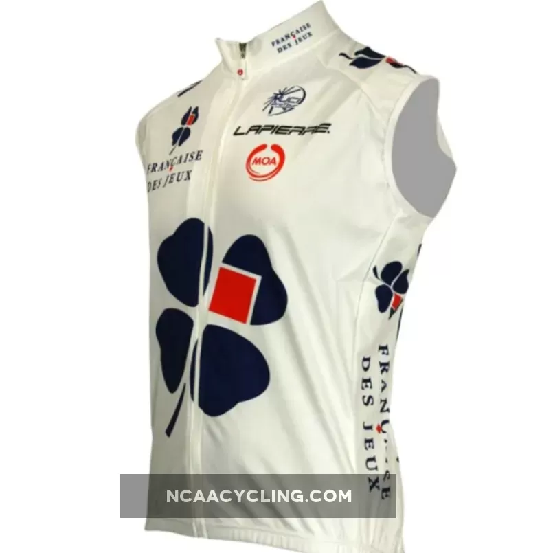 Francaise des Jeux (FdJ) 2010 Radsport-Profi-Team Sleeveless Jersey vest