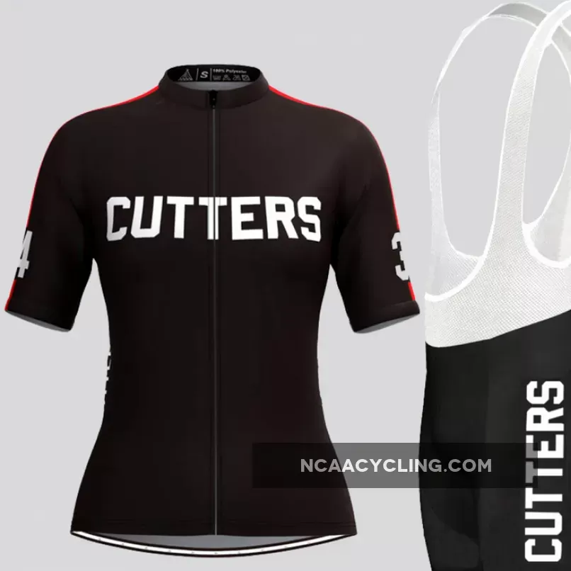 Cutters 1979 Breaking Away Movie Women's Cycling Kit Black Red