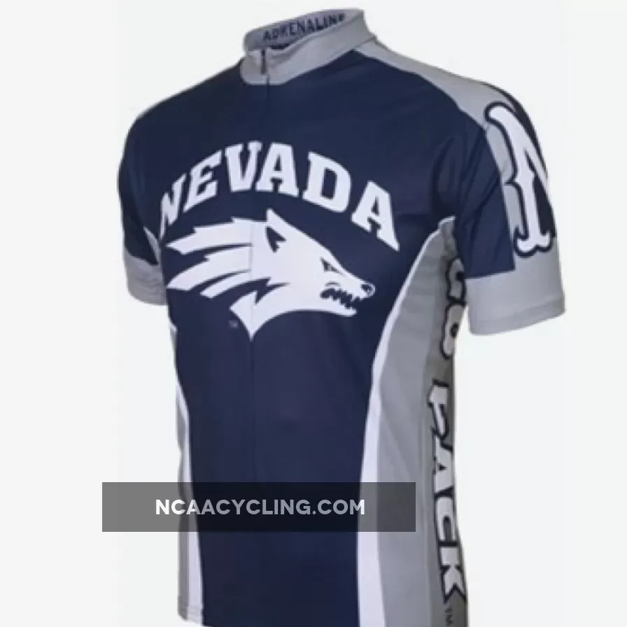 UNR University of Nevada Reno Wolf Pack Cycling Short Sleeve Jersey