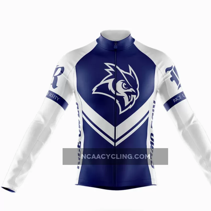 Rice University V3 Long Sleeve Cycling Jersey Only Online