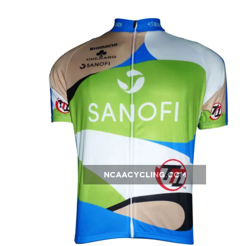 2012 SANOFI Team Short Sleeve Jersey Outlet