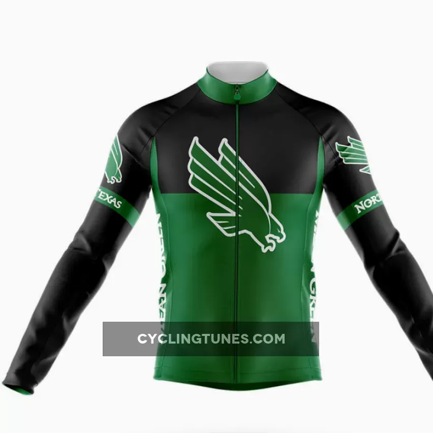 University of North Texas V2 Long Sleeve Cycling Jersey Only