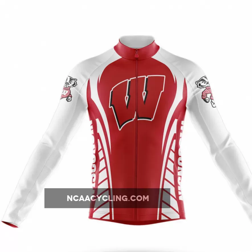 To Buy Go Badgers V3 Long Sleeve Cycling Jersey Only